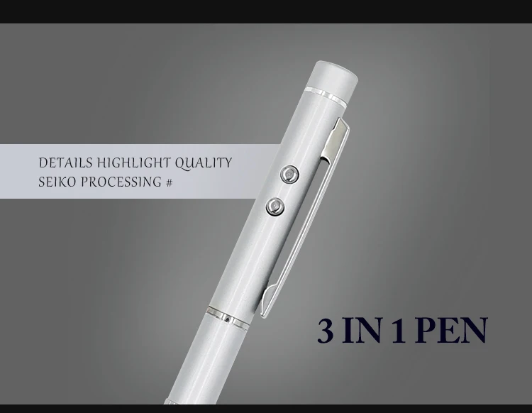 3 in 1  Laser Pointer Pen With Writing function