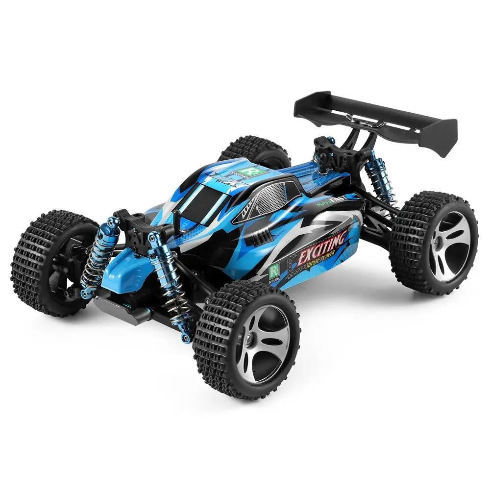 

2022 Hot WLtoys 184011 1/18 Highspeed Car Off-Road RC Crawler 2.4GHz Racing Car 30km/h 4WD RTR Toys for Kids Christmas Gift, Blue