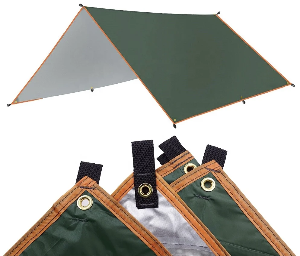 

TY Awning Waterproof Tarp Tent Shade Ultralight Garden Canopy Sunshade Outdoor Camping Hammock Rain Fly Beach Sun Shelter, Green