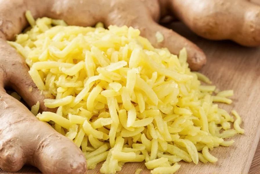 grated ginger root