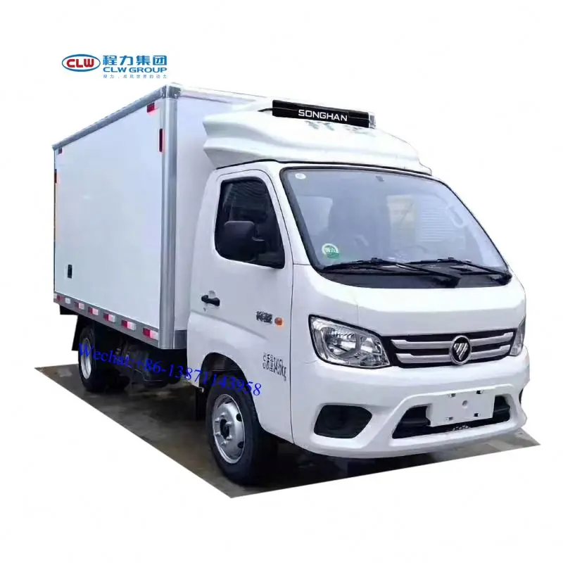 

foton 4x2 cooling van -15~5 C freezer refrigerated truck