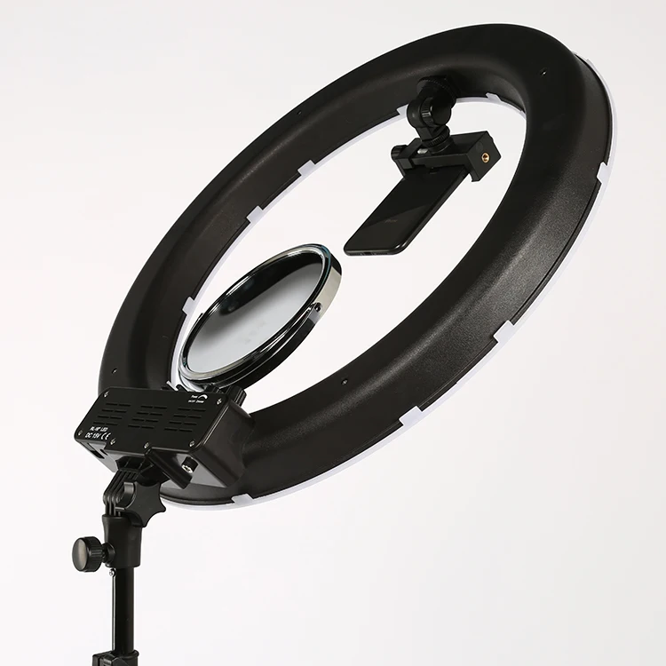 

18 inch light ring photography studio 5500k dimmable ring light, Black white