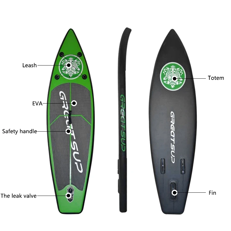 

2021 NEW Design OEM Factory UP singel Layer In stock Fat top selling SUP paddle board