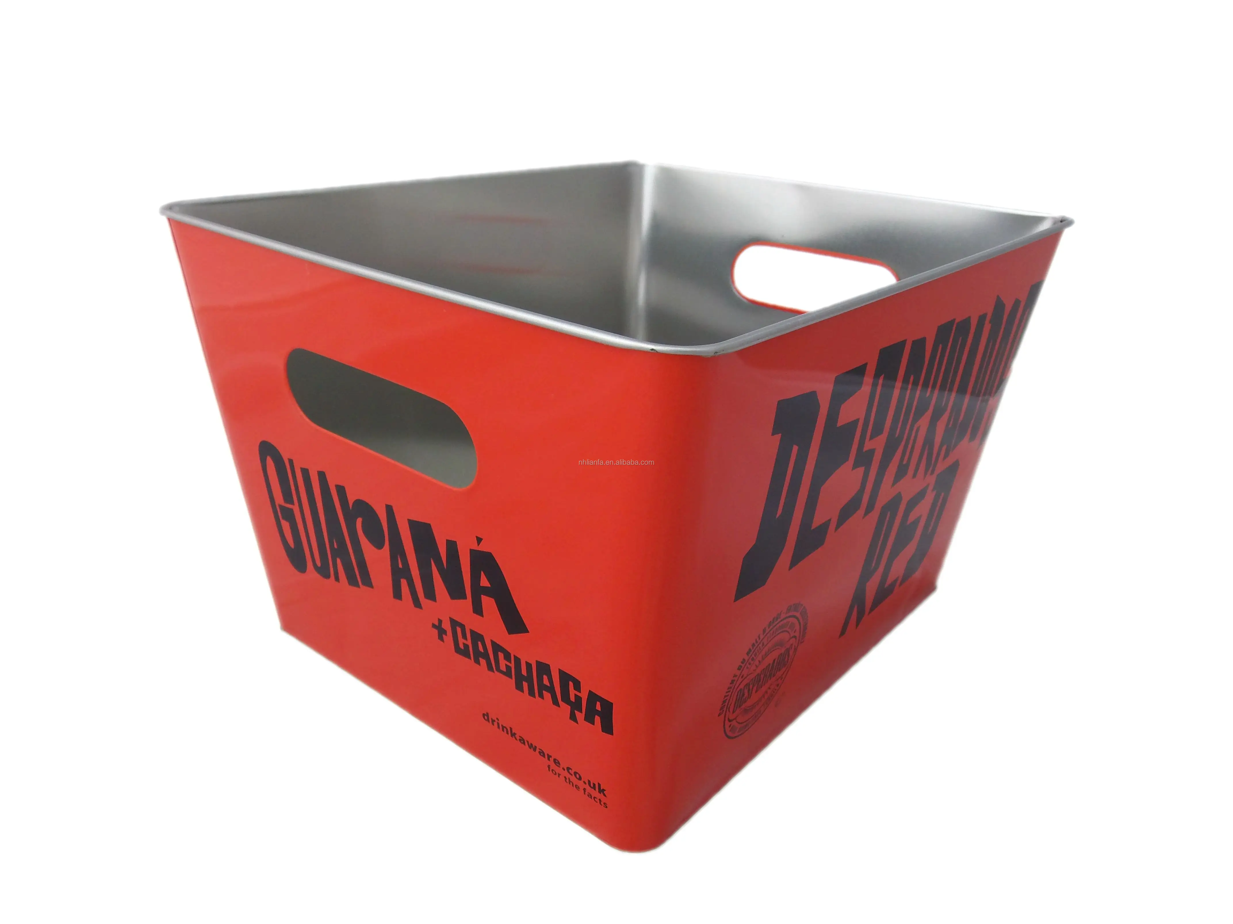 Rectangular Large Tin Metal Ice Bucket For Party Tube Beer Cooler Buy