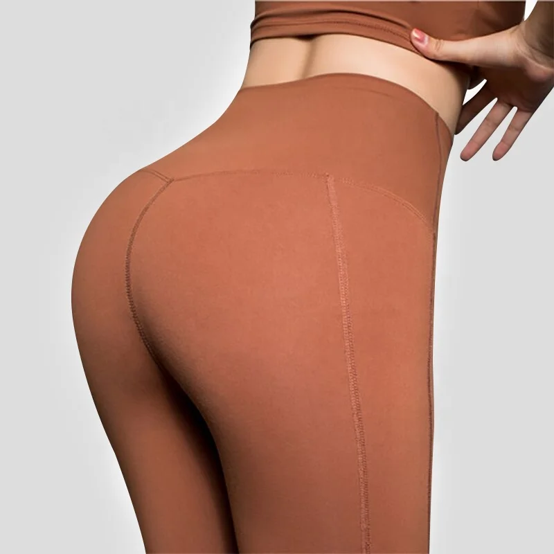 

2019 new fashion quick dry yoga pants womens splicing leggings breathable slim sportswear ladies jogging seamless leggings, Black;dusty blue;purple;caramel colour;milk coffee;customized colors