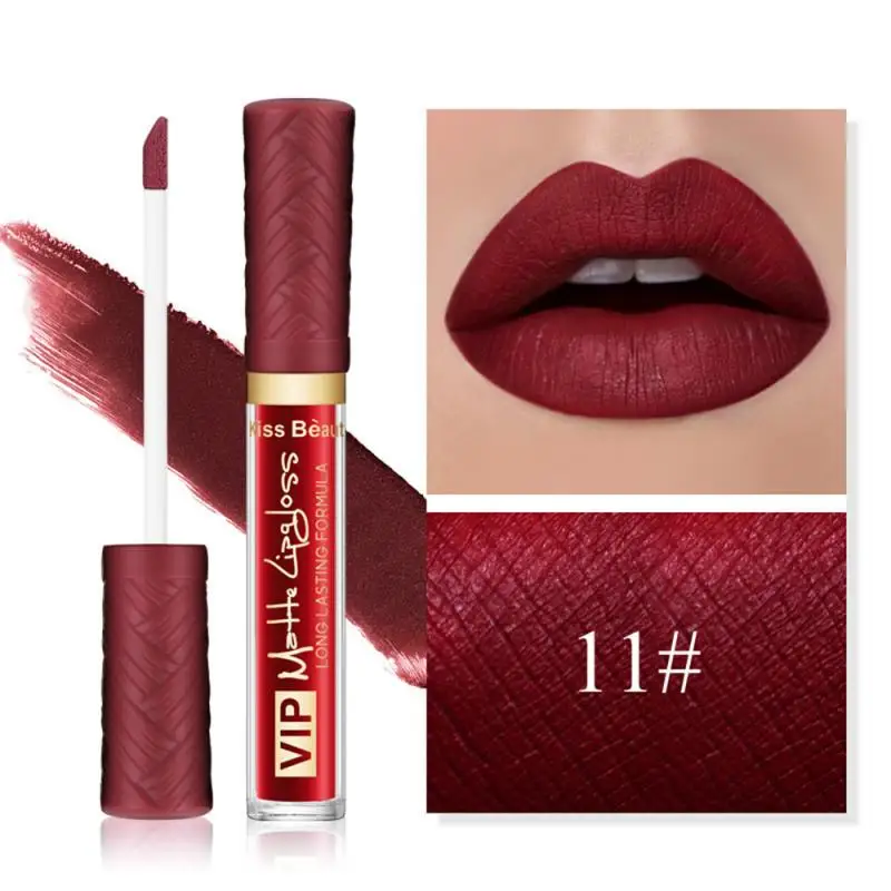 kiss beauty matte lipstick shade 11