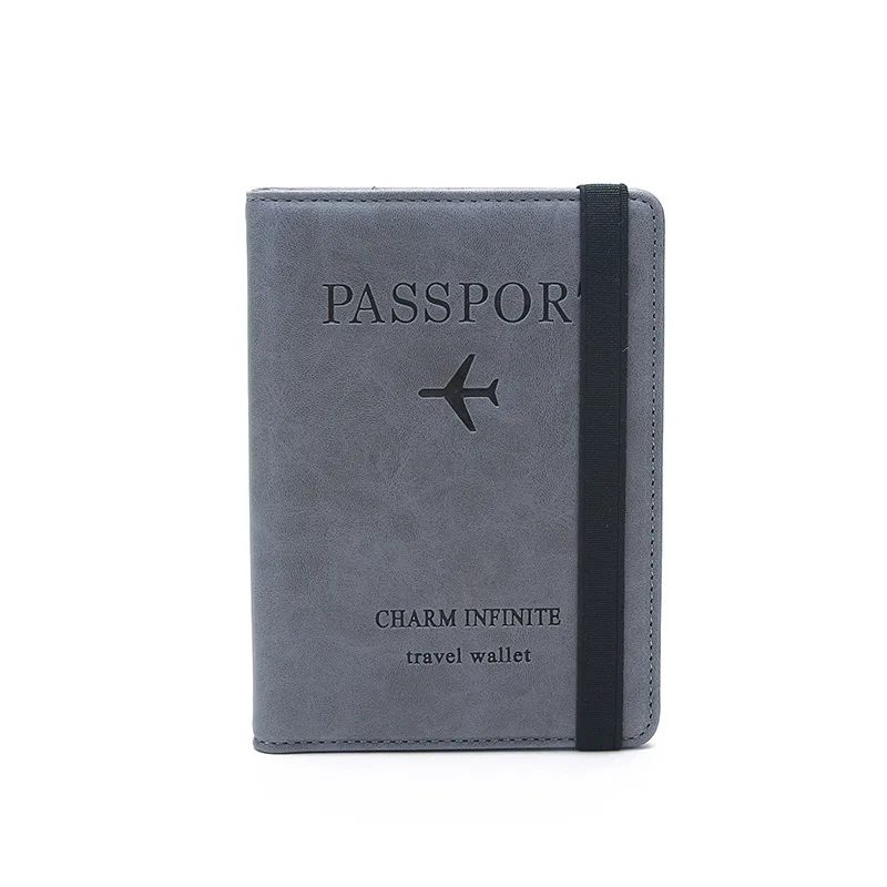 

MIYIN2021Ultra thin travel PU leather passport cover holder logo custom passport holder wallet sublimation rfid passport holders