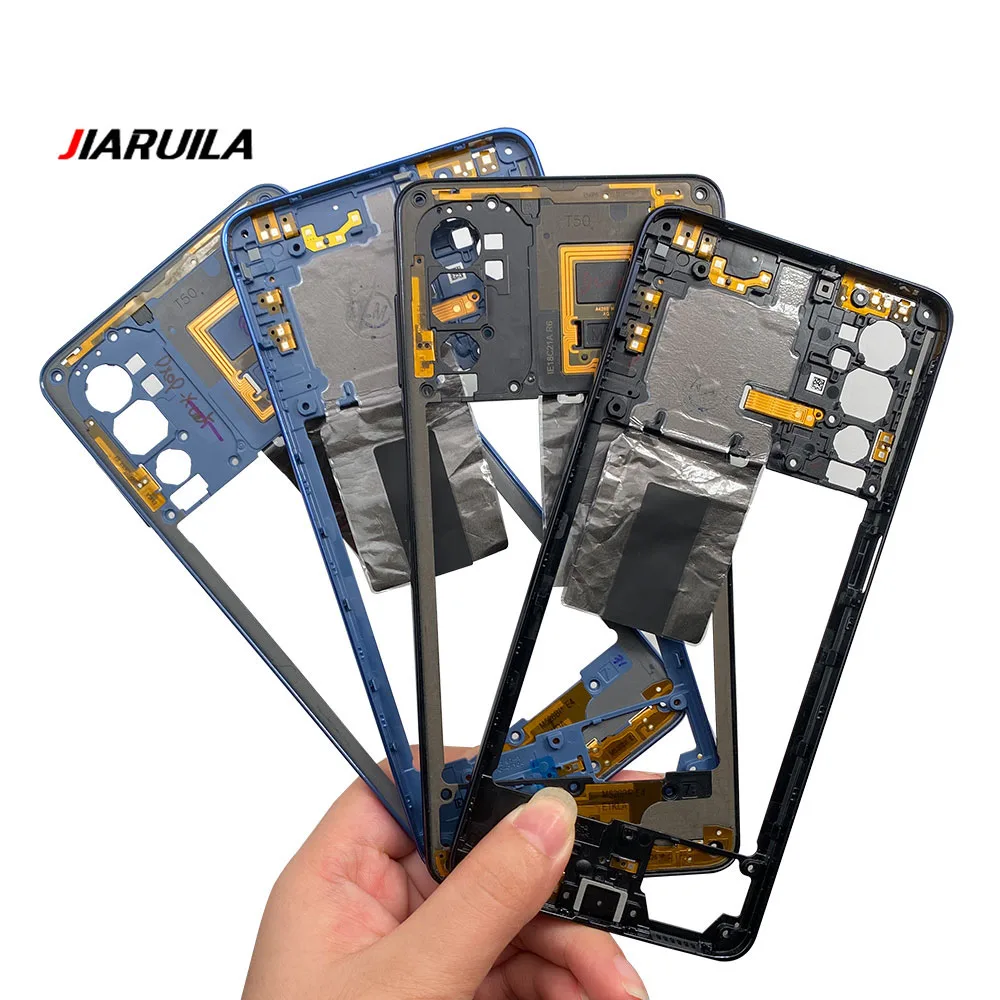

Middle Frame Bezel For Samsung A23 A42 M23 M52 M53 5G M236B M53 Mobile Phone Middle Plate Cover With Side Key Replacement Parts