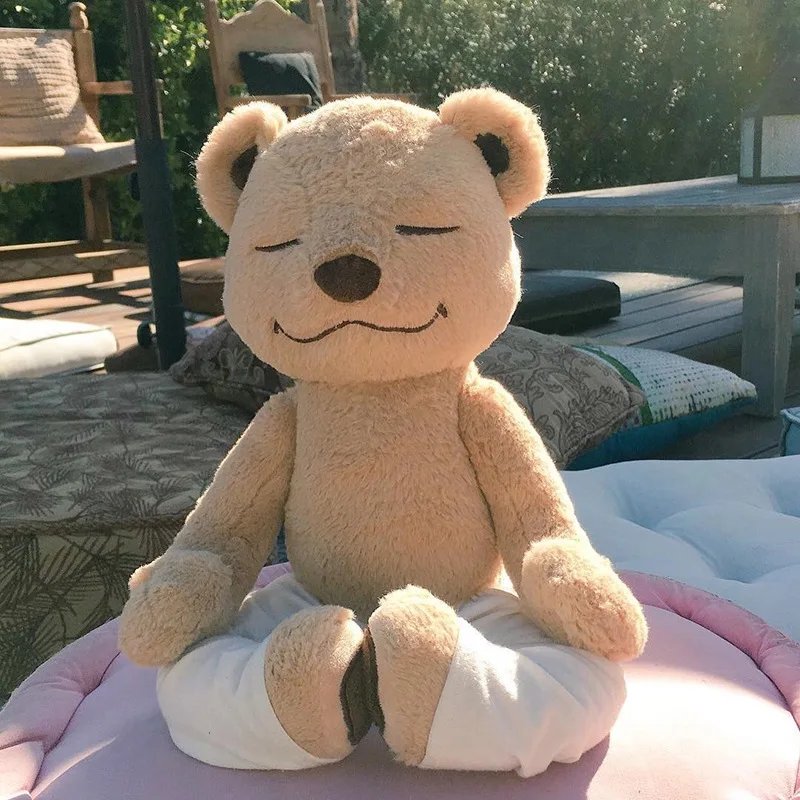 

Yoga teddy bear doll plush toys Creative custom styling teddy bear dolls for children girls gift