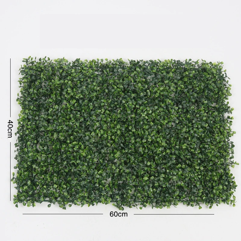 

Landscaping Indoor Artificial Boxwood Hedge Grass Panel Wall For Garden Backyard Home Decorations