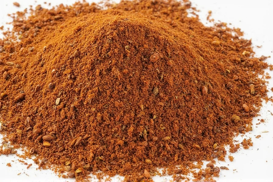 Allspice berries next to common kitchen spices showing size comparison