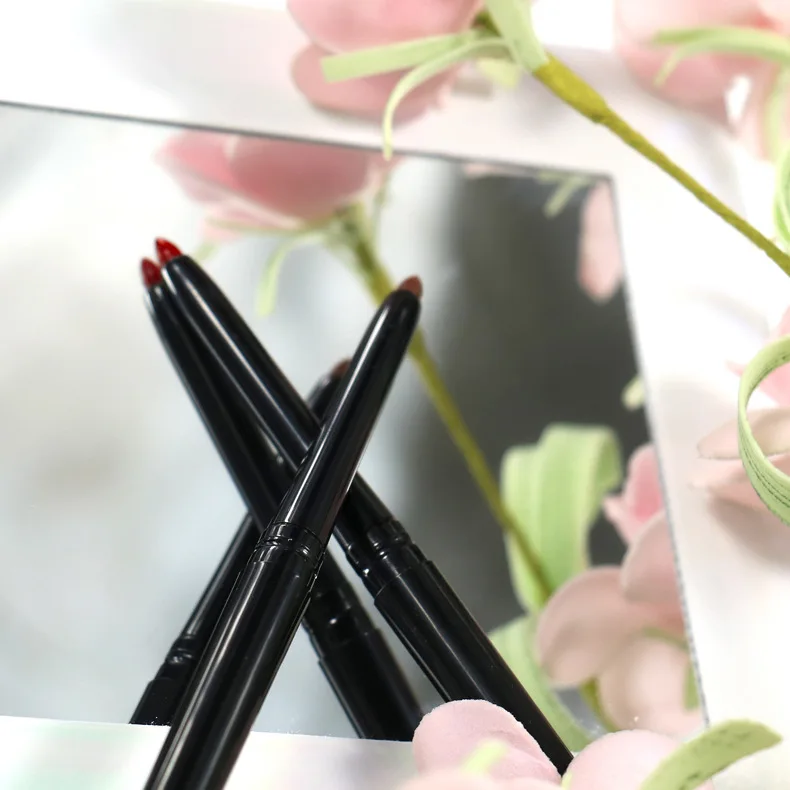 

10-color waterproof long-lasting non-marking lip liner private label own makeup brand lipstick pen