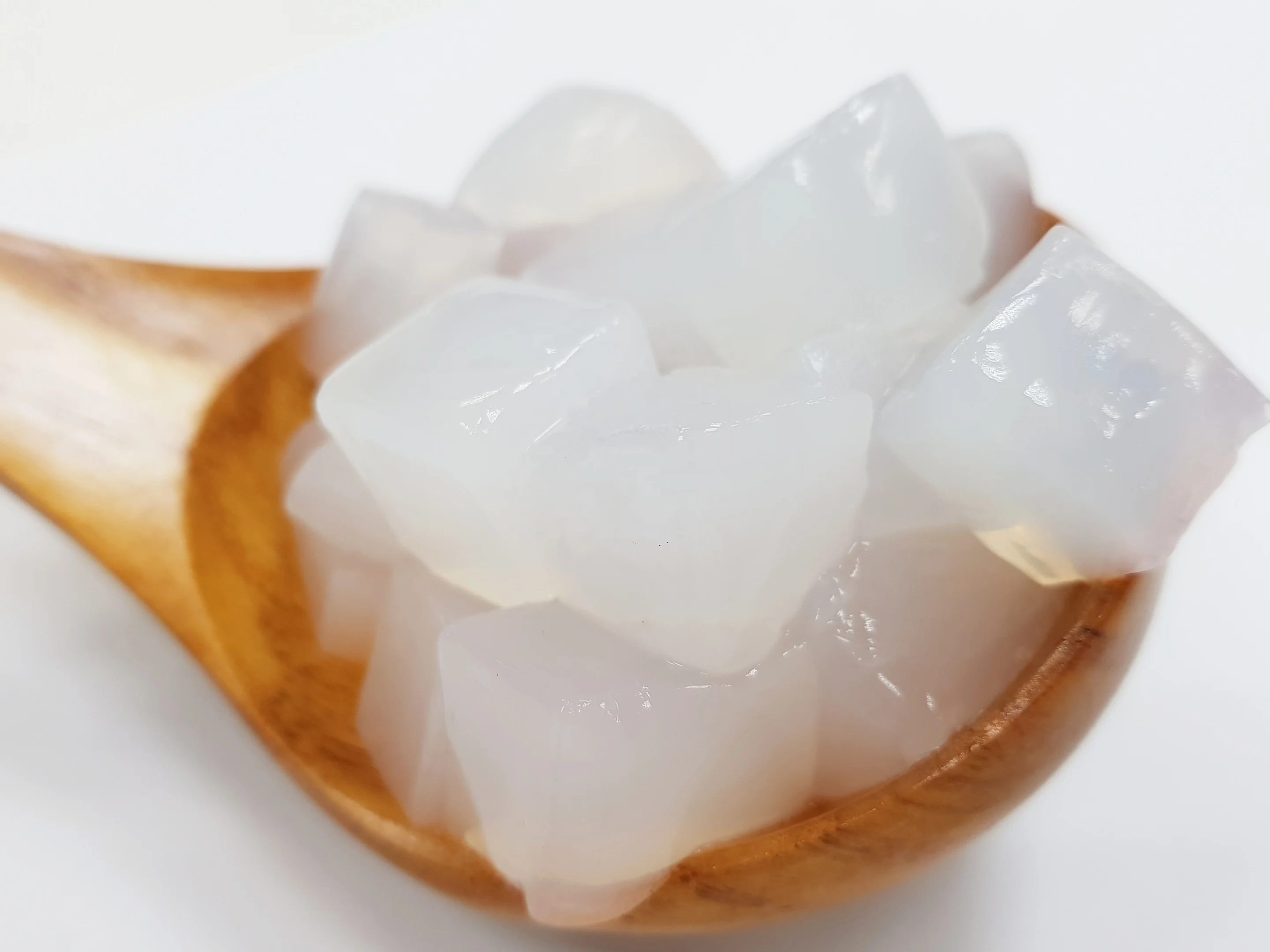 
Nata de coco dices in light syrup 