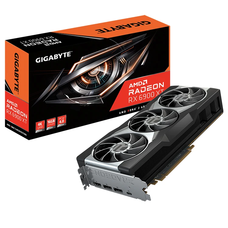 

GIGABYTE AMD Radeon RX 6900 XT 16G Gaming Graphics Card with AMD RDNA2 Architecture Support OverClock