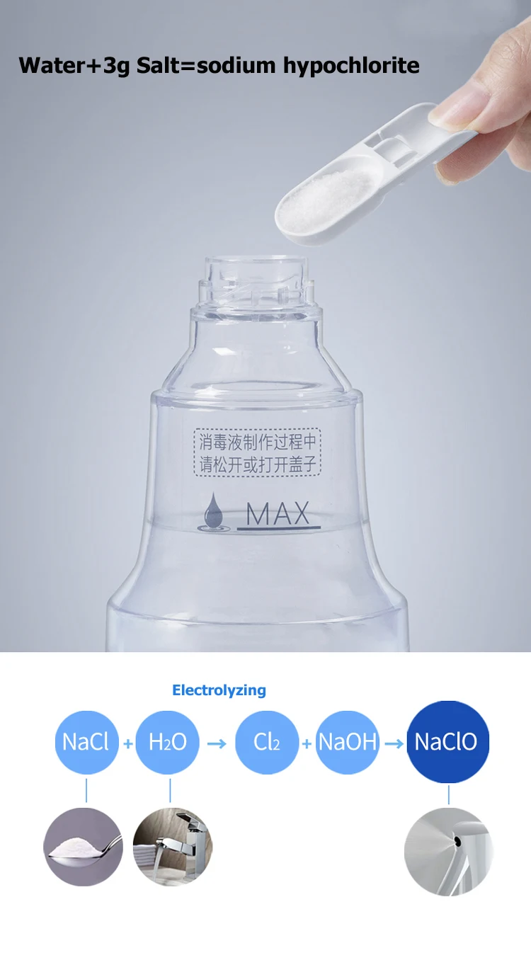 84 消毒液对水电解发生器次氯酸钠发生器消毒剂液体制作机清洁空气喷雾 Buy 消毒水电解发生器 次氯酸钠发生器 消毒液体制作机product On