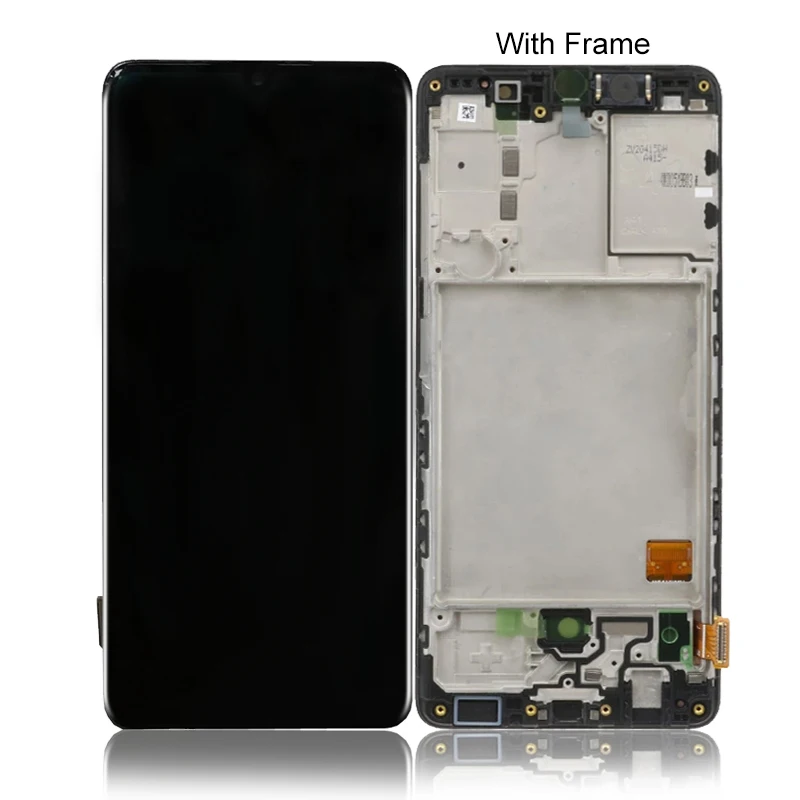 

LCD Display Touch Screen Digitizer Assembly For Samsung For Galaxy A41 A415 Pantalla With Frame, Black