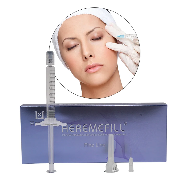 

High Quality Cross Linked injectable facial Hyaluronic Acid Dermal Filler For Face Care firming anti-wrinkle anti-aging
