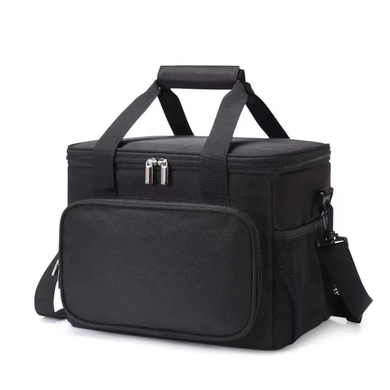 

New arrive Cooler Bag Food Cooler Bags Insulated Lunch Bag For Women Men, Black;grey