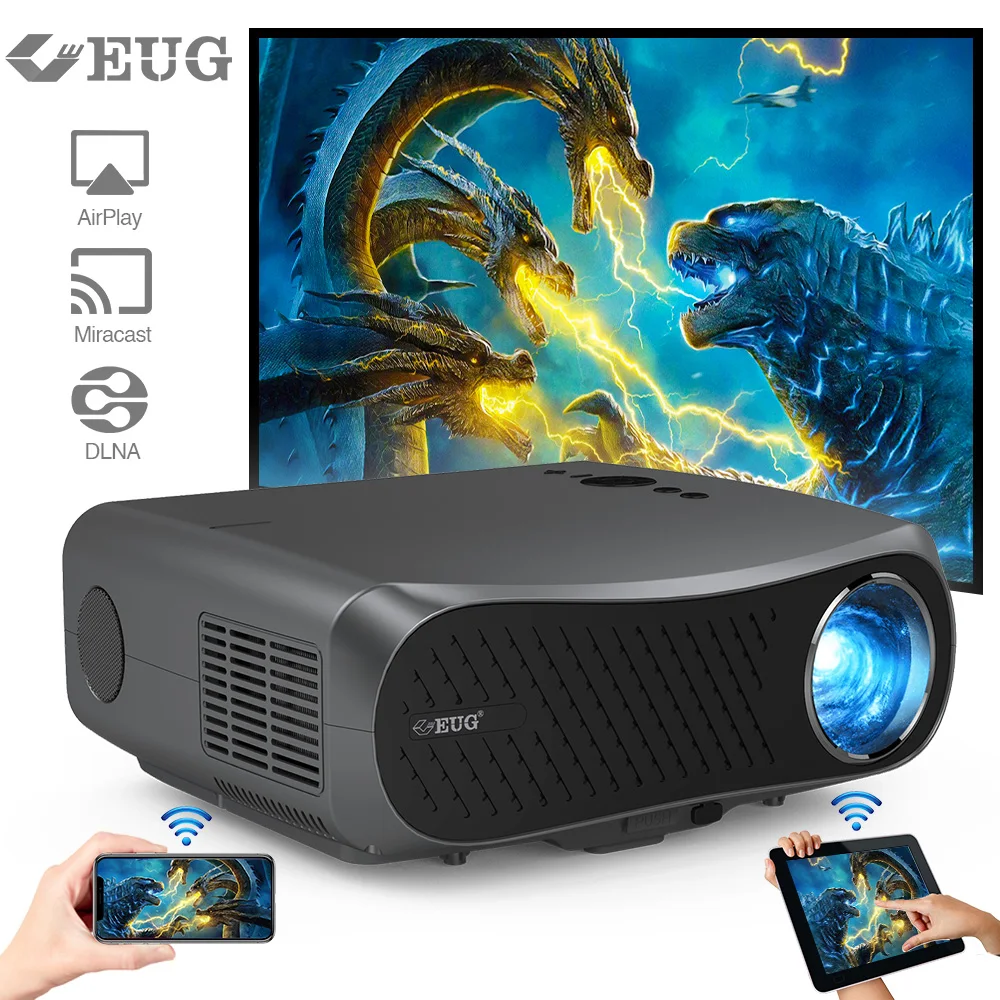 

Ultimo Proyector de video 4K de 7200 lumenes Wifi Portatiles Full HD Native 1080P Android LED Wifi Proyectore