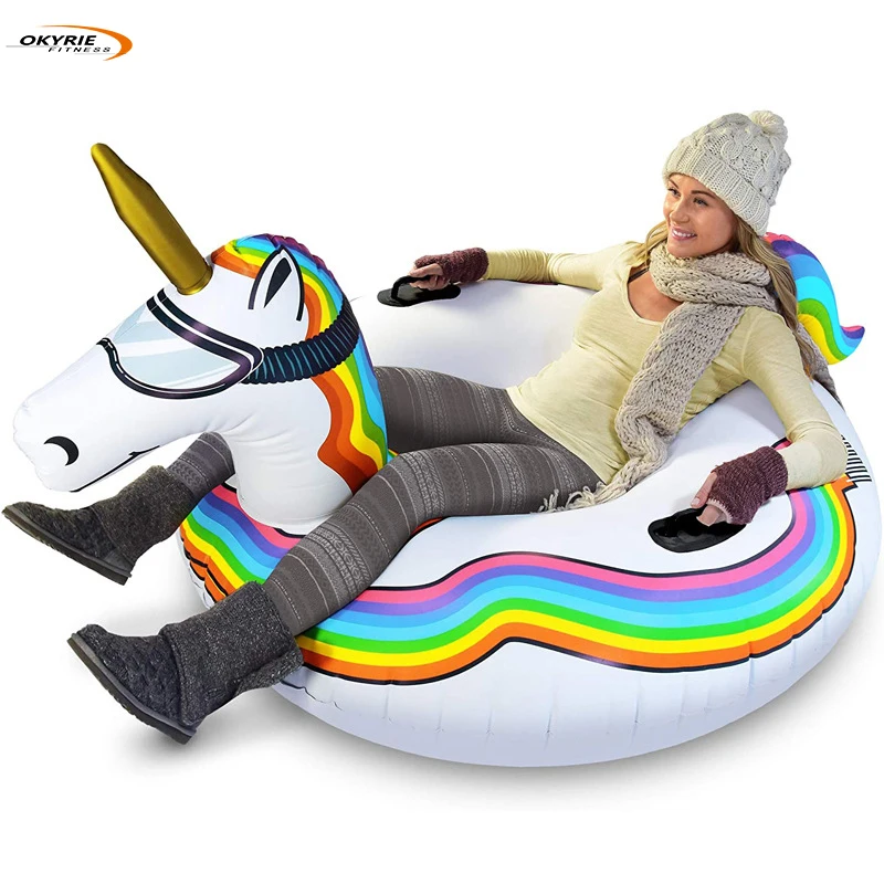 

CHRT Winter Pvc Factory Winter Snow Tube Inflatable Snow Sledding Tube Towable Sledding Equipment, Customized