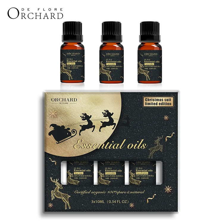 

ORCHARD Full body massage oil for women Christmas luxury black essential oil sets natural beauty