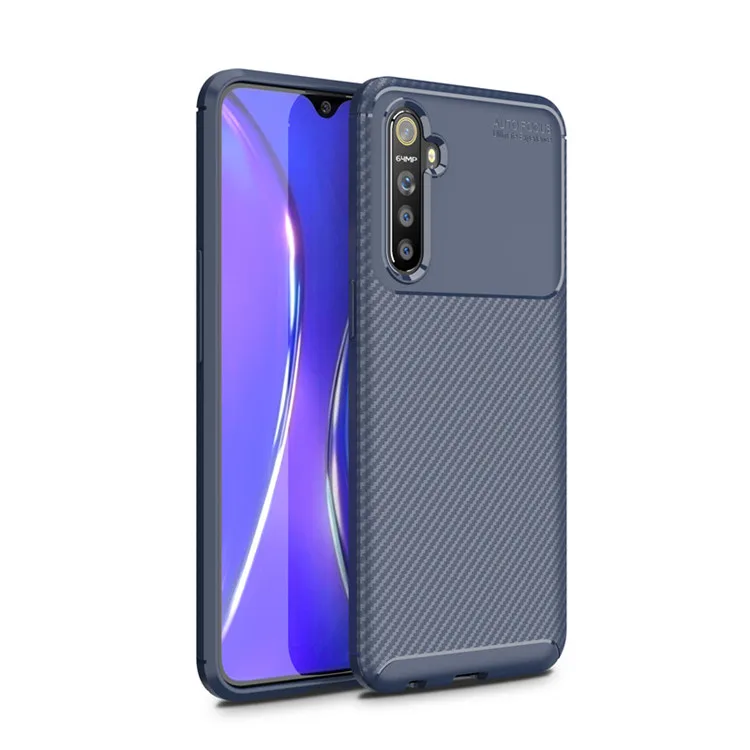 

Best Design Shockproof Tpu Phone Case For Men Carbon Phone Case For Oppo Realme X50, Black,blue,brown
