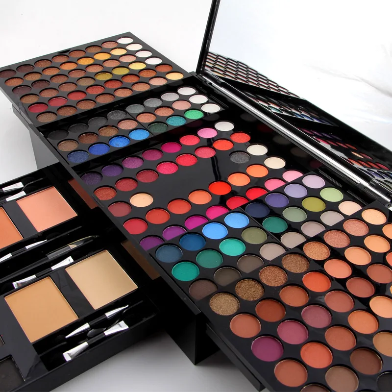 

Hot sale professional 180 Colors cosmetic makeup kit Professional eyeshadow Palette box Palette Makeup sets, 180 color