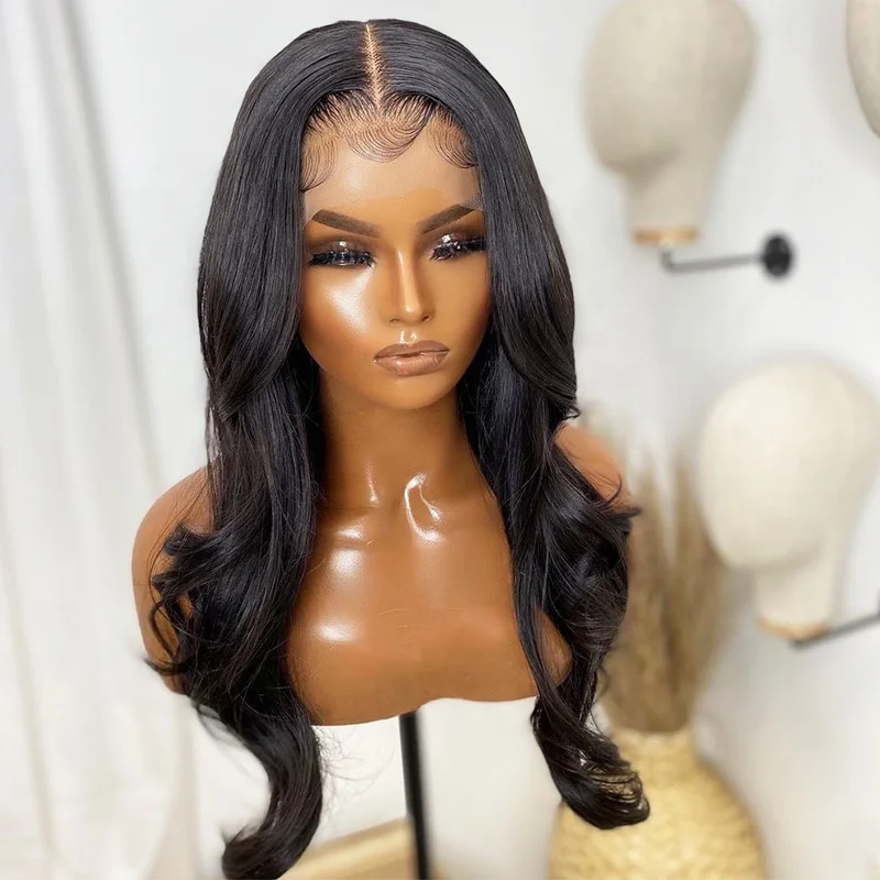 

Hot Sale Body Wave Wigs Hd Lace Pre Plucked 130%Density Virgin Hair Wigs With Baby Hair 13X6 Hd Lace Frontal Wig