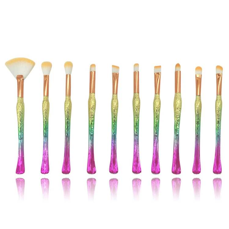

Wholesale Cheap Synthetic Hair Brushes Makeup Mermaid Eyeshadow Brush Set, Picture color