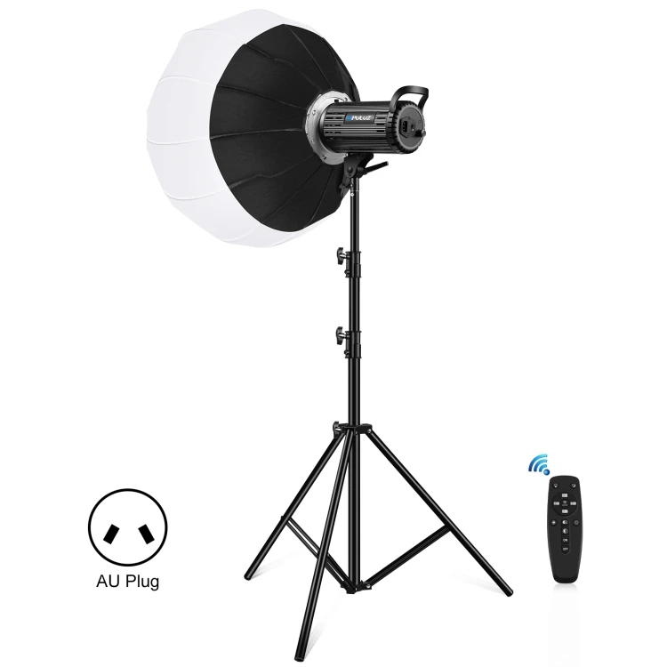 

Dropshipping PULUZ 150W 5600K Studio Video Flash Light 2.8m Light Holder 65cm Foldable Lantern Softbox Photography Light Kit