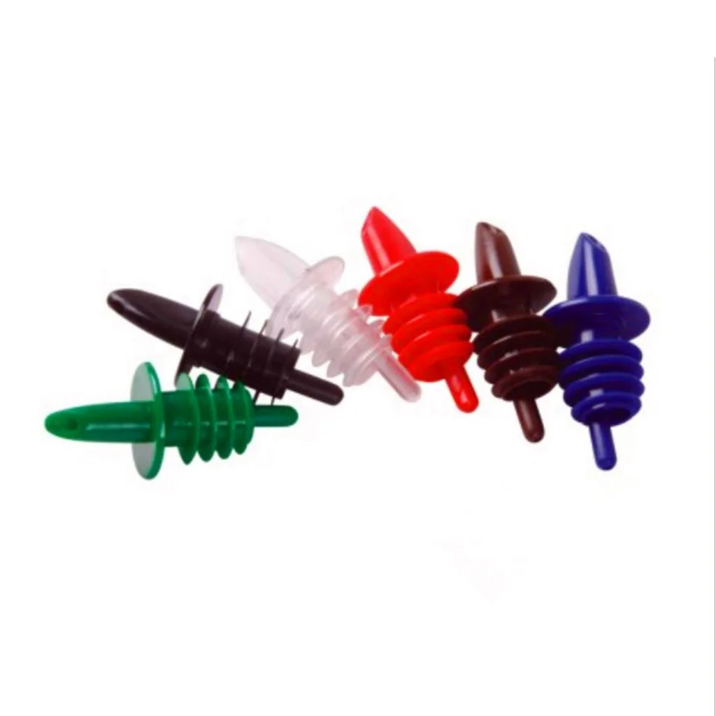 

Plastic short wine liquor dispenser pourer stopper, Customized