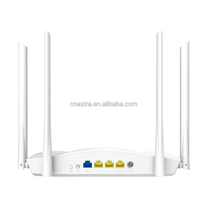 

Easy setup Tenda AX3 Gigabit Dual-Band AX1800 Wireless Router Wifi Repeater with 4*6dBi High Gain Antennas, Black