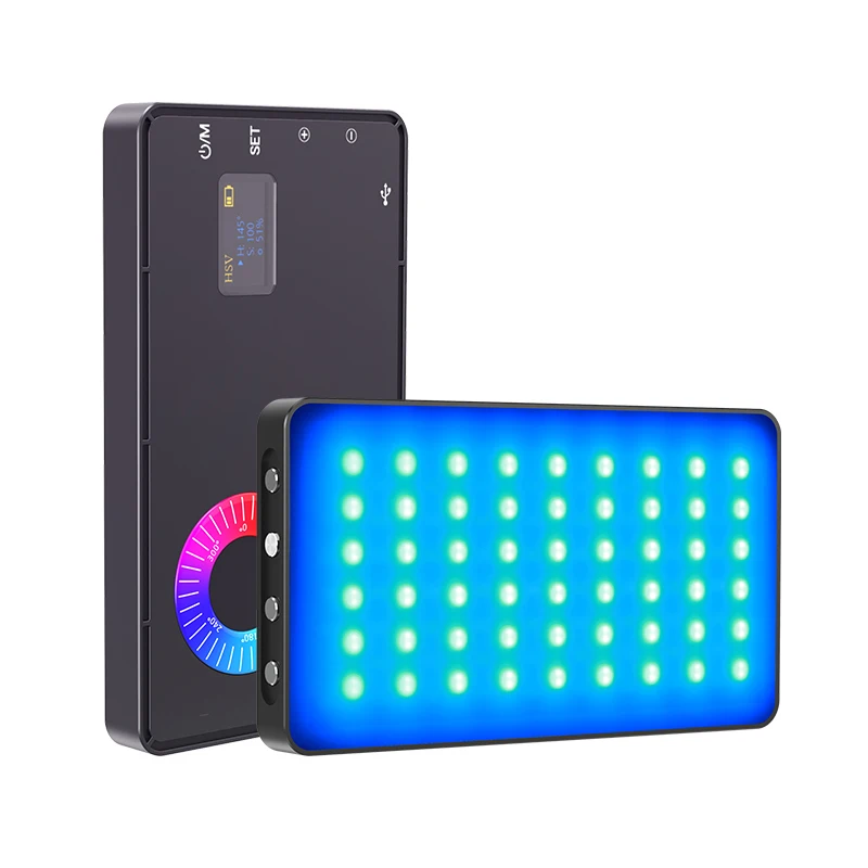 

New arrival Laptop & Tablet Portable Video Light RGB&Bi-color video light kit camera video light