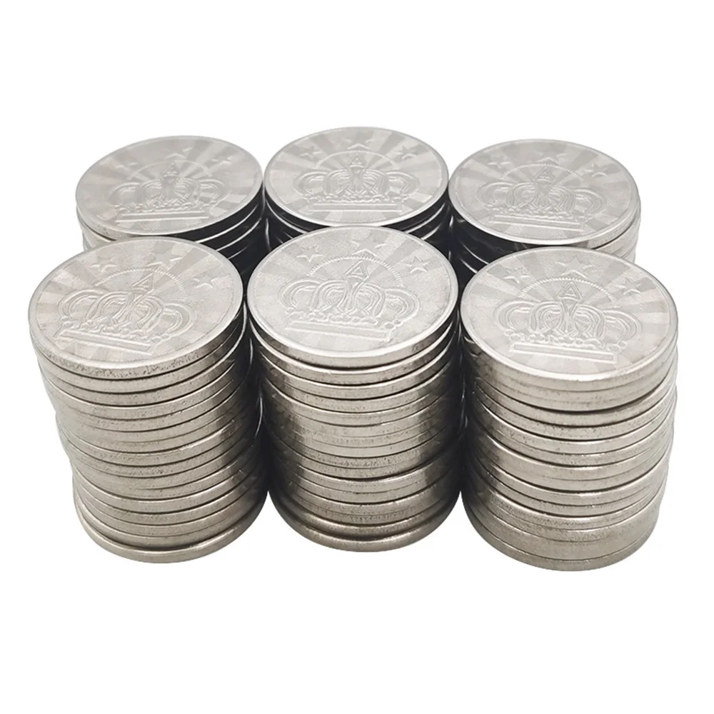 

Wholesale price laundry amusement token coin custom metal arcade game token coin, Silver color or customized