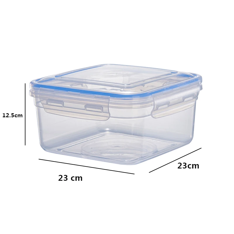 

Portable Home Kitchen Keep Fresh Food Warmer Container Air Tight Food Container Food Storage With Lid, Transparent