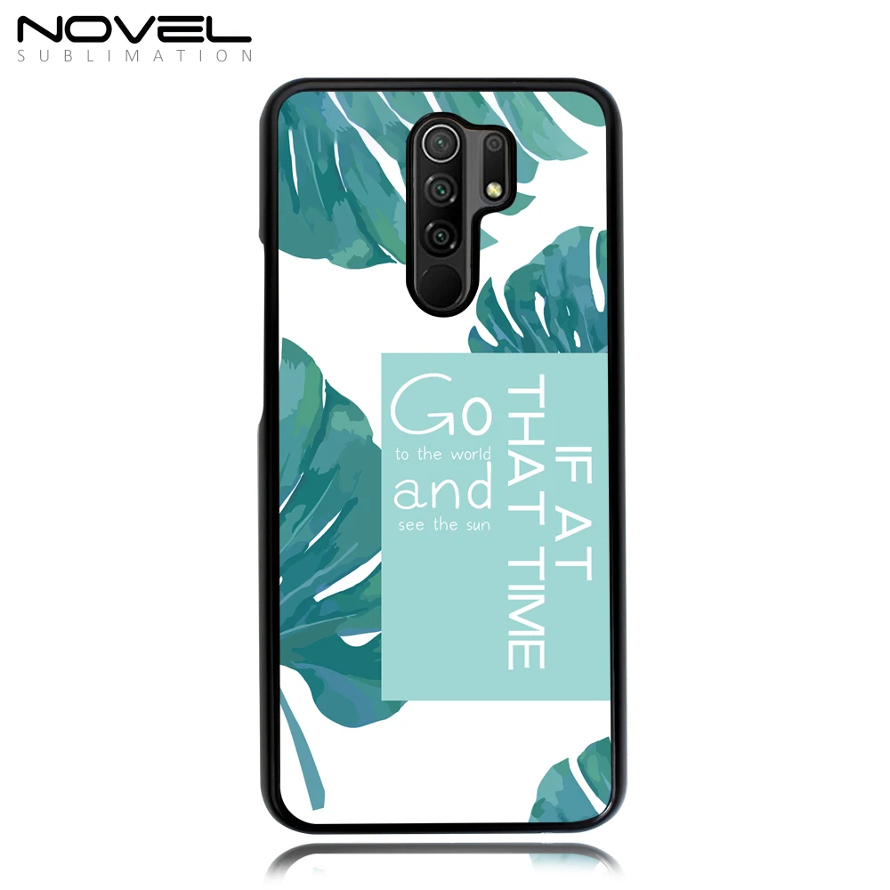 

Hot Sale Hard Plastic 2D Sublimation Blank PC Phone Case For Xiaomi Redmi 9, Black,white,transparent