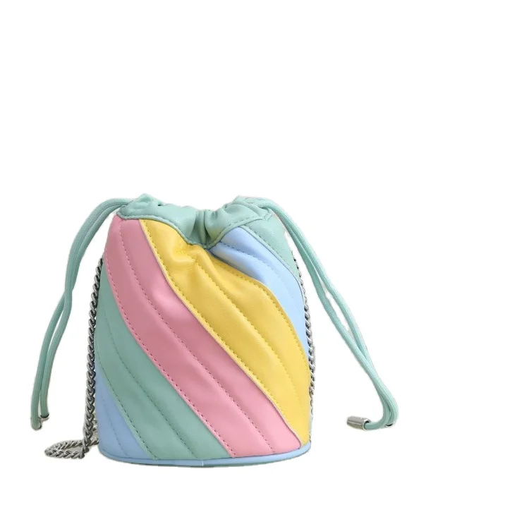 

guccu purse handbags luxury bags supplier Fashion casual one-shoulder bucket bag, Multi