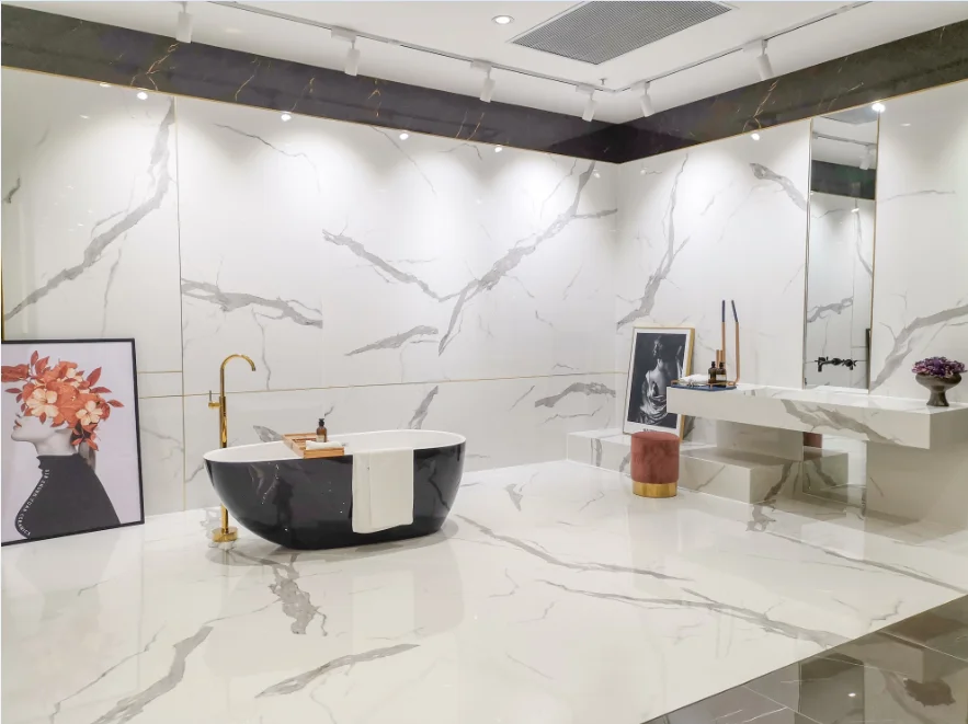 Extra Large Porcelain Tiles Infinity Connection Ceramic Tiles Floor