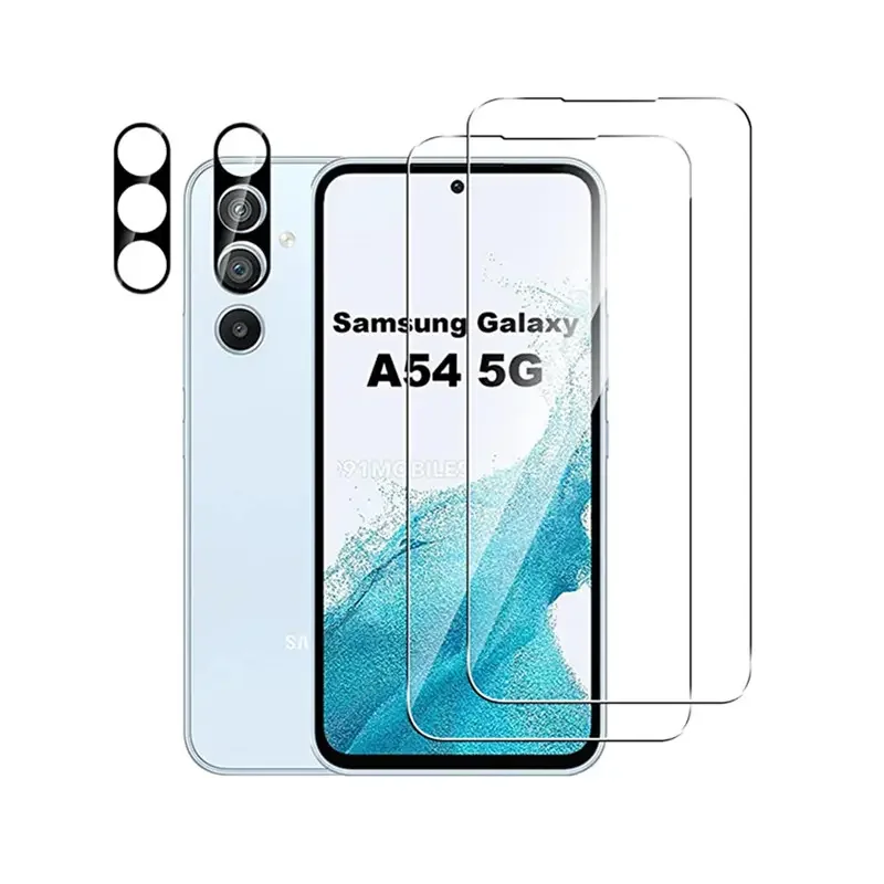 

Good Quality 2.5D Anti-scratch Full Cover Clear Thin Tempered Glass Screen Protector for Samsung Galaxy A54 A53 5G A34