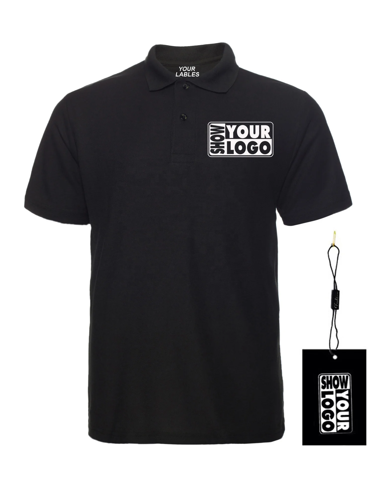 Small Order Personalized Printed Custom Polo t Shirt Summer Breathing Style 80% Polyester 20% Cotton 2 Button Classic