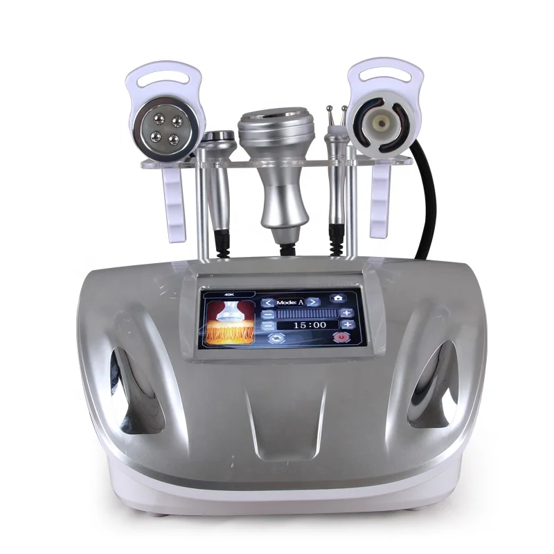 

5 in 1 Bipolar RF 40Khz Ultrasonic Vacuum Cavitation Slimming machine for Facial Body