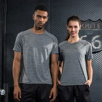 

Wholesale china polyester t shirt unisex Fitness Sport gym t shirt mens