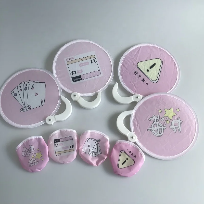 Customized Nylon Folding Hand Fan Wedding Pop Fan With Pocket Buy