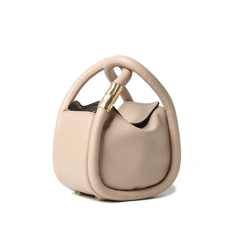 

genuine leather design bag Portable Designer Ladies Bucket Shoulder Women Hand Bag Luxury Leather Handbag