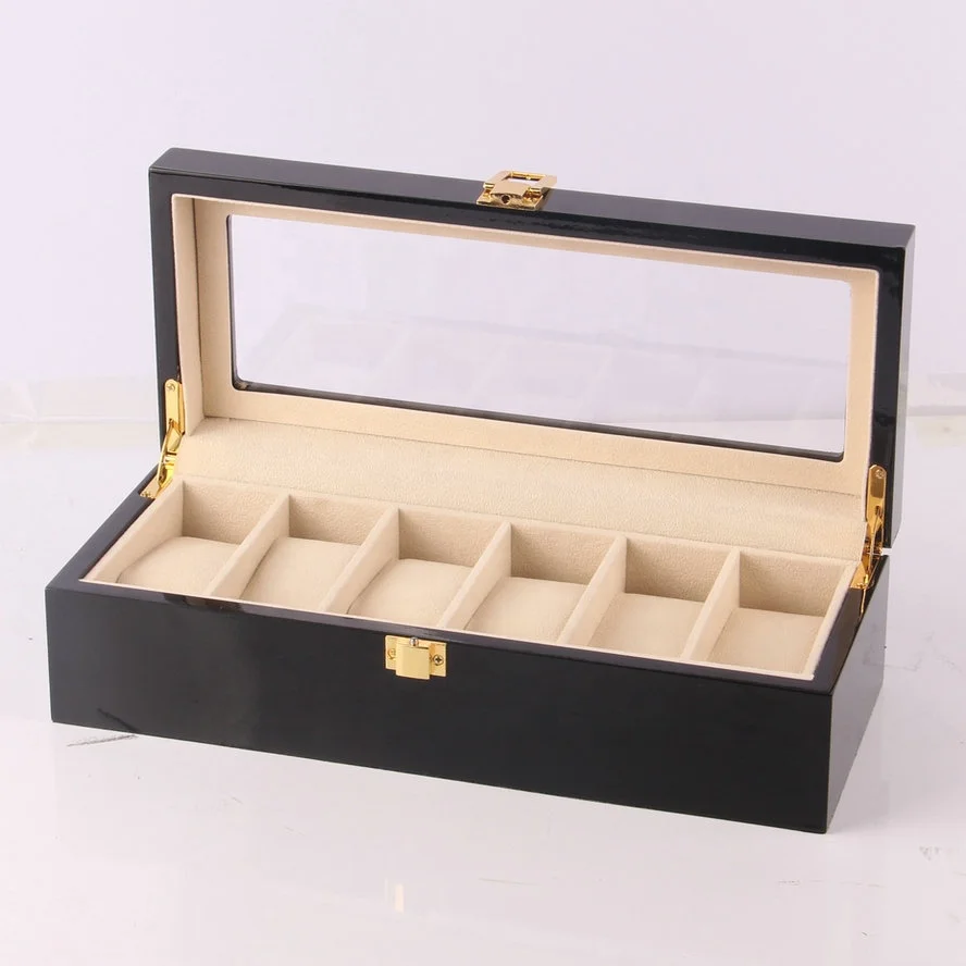 

Ready stock 6 grids watch carry case watch display box wooden watch box wood luxury for men From winxtan Foshan,Guangdong,China, As photo(or customized)