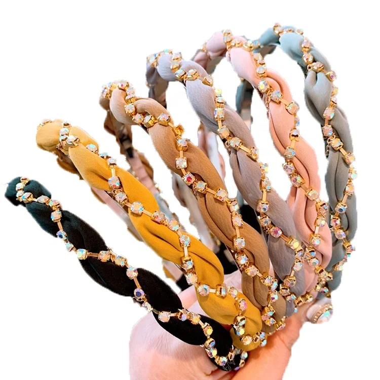 

MIO High Quality Headband Hairband Luxury Pearl Crystal Head Wear Hoop Hair Band Accessories For Girls Women Lady