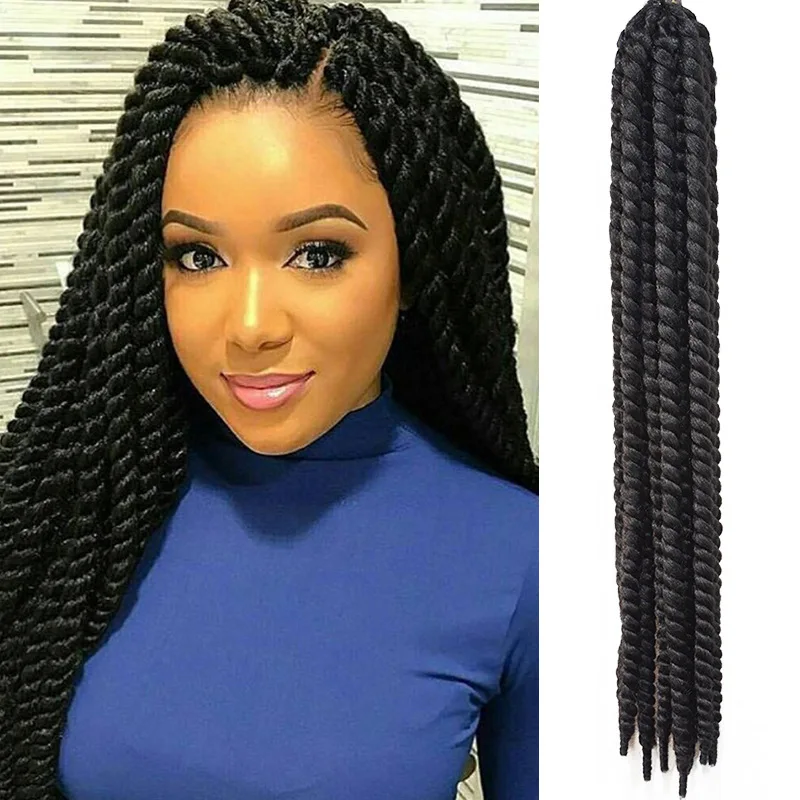 

Ainizi wholesale price most popular Havana Mambo Twist Crochet braid synthetic braiding hair use for black women, Selectable