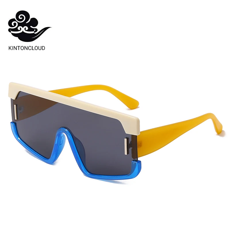 

2021 Fashion Sunglasses Oversized Eyewear Women UV400 Outdoor Black Frame Style OEM Gafas Protection Shades Sports Big Square