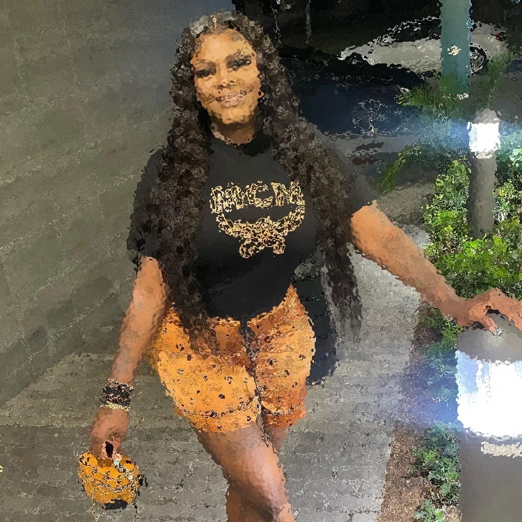 

Caiheng New Arrivals Women's Sets Designer Sets Luxury Brand M-CM Casual Short Sleeve 2 Piece Shorts Set