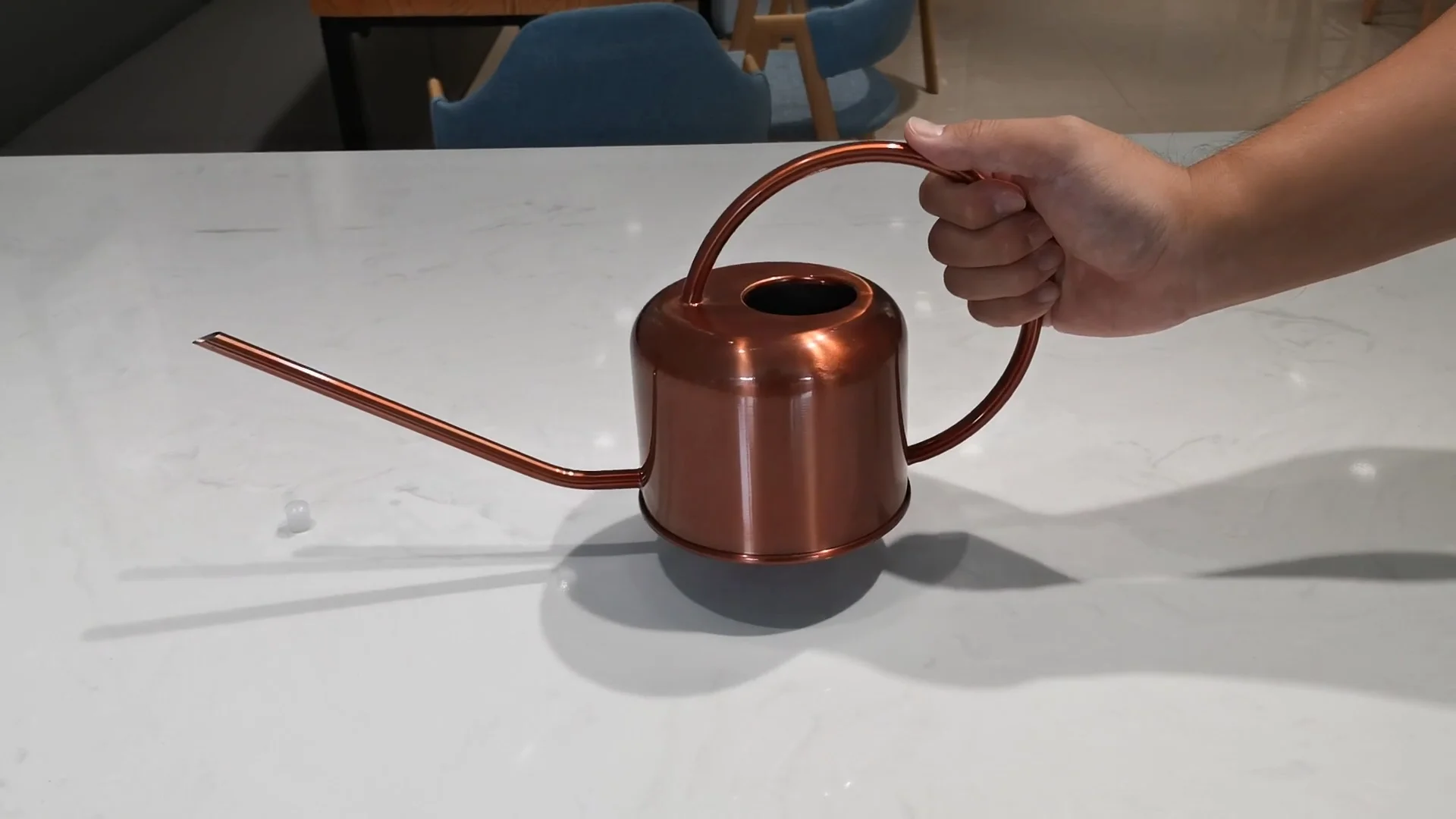 Amazon Hot Sell 1l Stainless Steel Round Shape Watering Can Buy